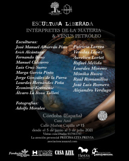 Cartel presentación exposición Escultura Liberada