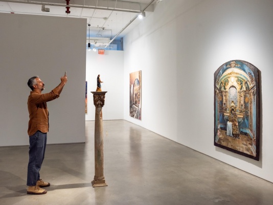 André Griffo at his solo exhibition Exploded View, Nara Roesler New York, 2024. Photos: Charles Roussell. Courtesy of the artist and Nara Roesler