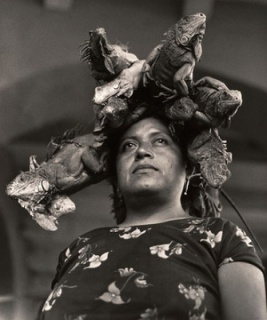 Graciela Iturbide, Nuestra Señora de las Iguanas, Juchitan, Oaxaca, Mexico, 1979. Collection SFMOMA