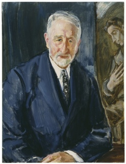 Maurice Fromkes, Retrato de Manuel B. Cossío, [1925-1930] Óleo sobre lienzo, 74 x 56 cm. Museo Nacional del Prado, Madrid