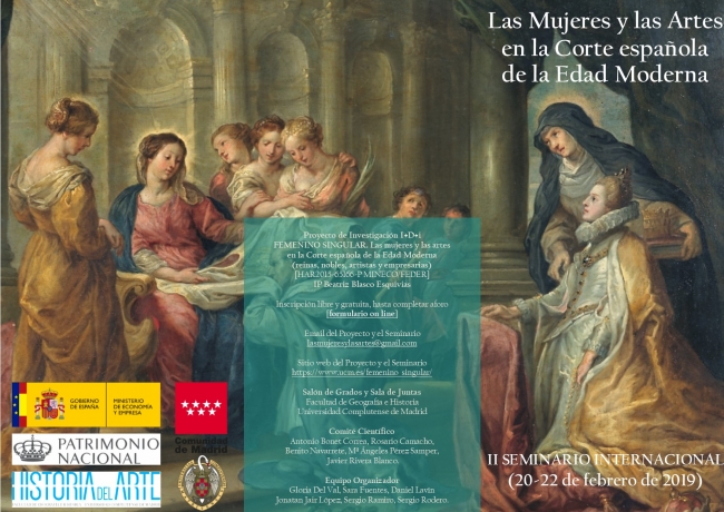 II Seminario Internacional «Las Mujeres y las Artes en la Corte española de la Edad Moderna»