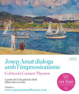 Josep Amat dialoga amb l’impressionisme