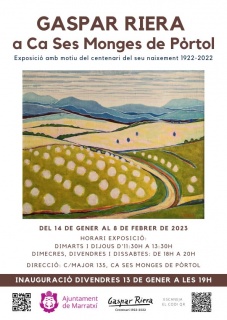 Cartell exposició Centenari 1922-2022.
