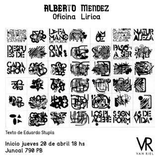 Alberto Méndez. Oficina Lírica