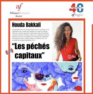 Alliance Française expone la obra artística de Houda Bakkali