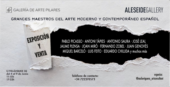 GRANDES MAESTROS DEL ARTE CONTEMPORÁNEO EN ESPAÑA