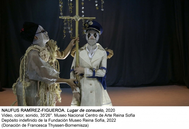 Naufus Ramírez-Figueroa, Lugar de consuelo, 2020. Video, color, sonido, 35'26". Museo Nacional Centro de Arte Reina Sofía. Depósito indefinido de la Fundación Museo Reina sofía, 2022 (donación de Francesca thyssen-Bornemisza)