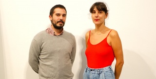 Los dos artistas mallorquines seleccionados por Es Baluard para formar parte de la exposición, Guillem Portell y Arantxa Boyero. Cortesía de Es Baluard