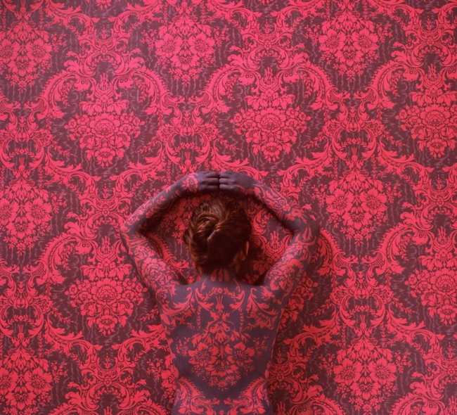 Cecilia Paredes. Sea of Roses, 2011. Photographic paper mounted on aluminum sintra, 39 ? x 43 ¼ inches. Image courtesy of Cecilia Paredes and saltfineart