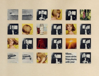 Joan Rabascall. Flight TWA, 1968 (39 x 50 cm) — Cortesía de Galeria Marc Domenech