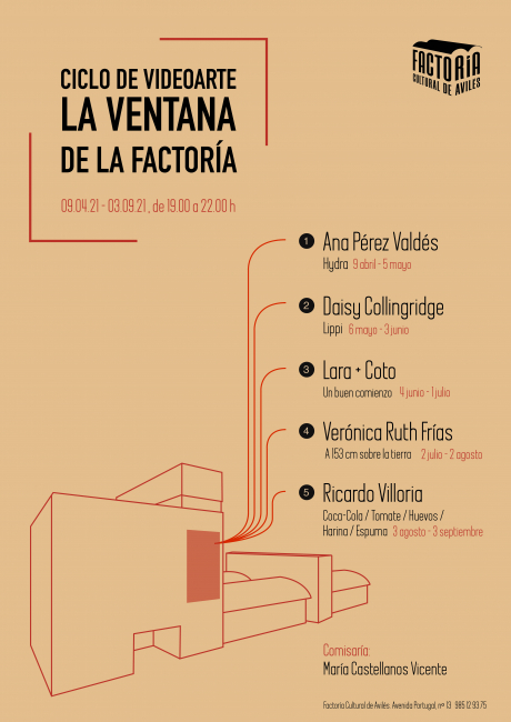 Cartel III Ciclo de videoarte La Ventana de la Factoría