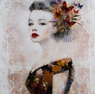 Laura Bofill, Vero pintada — Imagen cortesía de l'Arcada Galeria d'Art