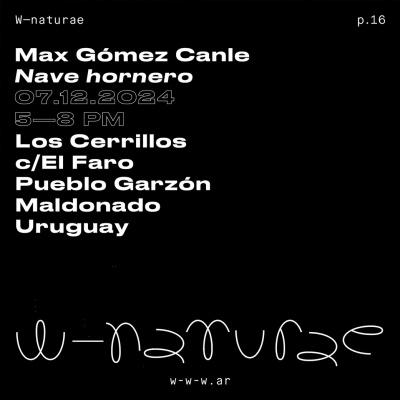 Max Gómez Canle. Nave hornero