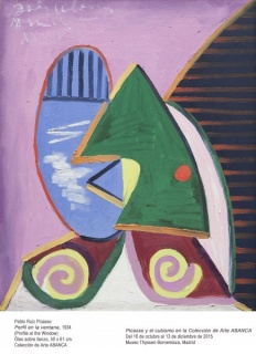 Pablo Ruiz Picasso, Perfil en la ventana, 1934. Óleo sobre lienzo, 50x61 cm. Colección de Arte Abanca