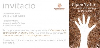 Open Natura: V Certamen d'Art a la Natura. La Murta 2016