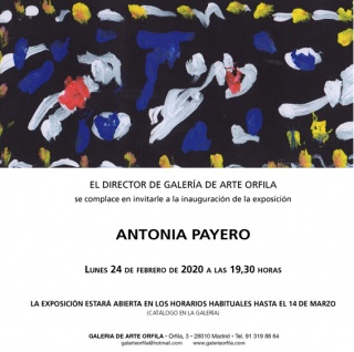 Flyer Antonia Payero