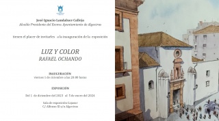 Rafael Ochando. Luz y color - Invitación