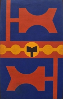 Rubem Valetim - Emblema  IX - Acri?lica sobre Tela - Ano 1973 -  100x73cm