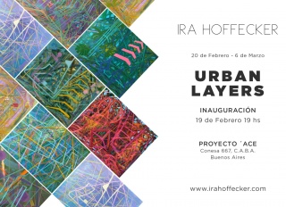 Ira Hoffecker. Urban Layers (Capas urbanas) — Invitación