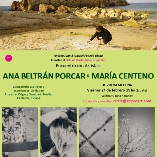 Encuentro con Artistas - Ana Beltrán Porcar y María Centeno