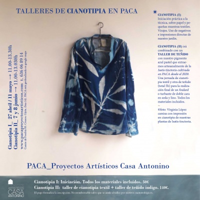 Talleres de cianotipia y teñido con Isatis tinctoria en PACA