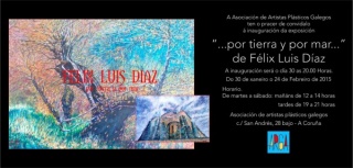 INVITACIÓN EXPO EN ARGA DE FELIX L. DIAZ
