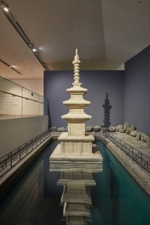 Leandro Erlich, In the Shadow of the Pagoda, 2019. Acrylic, metal, wood, pebble, styrofoam, 920 × 560 × 900cm. © rohspace. Courtesy Seoul Museum of Art.