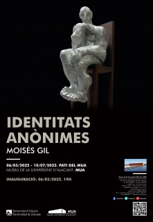 Cartel Identitats anònimes de Moisès Gil - MUA