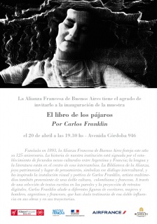 EL LIBRO DE LOS PÁJAROS. Imagen cortesía Alianza Francesa de Buenos Aires