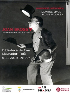 JOAN BROSSA "Vaig nèixer al carrer wagner el 19.01.1919"