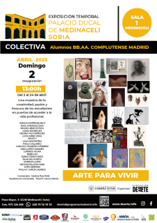 Cartel Exposición Colectiva "Alumnos BB.AA. Complutense de Madrid"