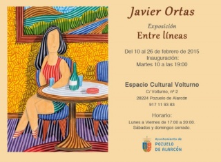 Invitación a Exposición Javier Ortas