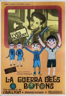 Cartel La Guerre des botons, 1962. Yves Robert – Cortesía de la Obra Social "la Caixa"