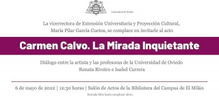 Carmen Calvo. La Mirada Inquieta