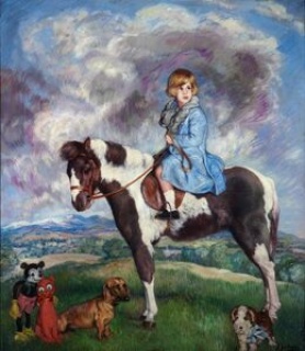 Ignacio Zuloaga y Zabaleta (Spanish, 1870-1945), Equestrian Portrait of María del Rosario Cayetana Fitz-James Stuart y de Silva, Eighteenth Duchess of Alba, 1930. Oil on canvas. Colección Duques de Alba