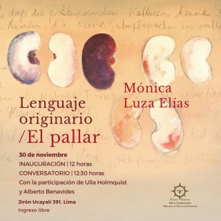 Mónica Luza Elías. Lenguaje originario - El pallar