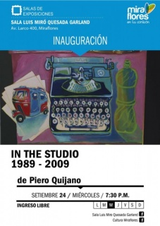 Piero Quijano, In the Studio. 1989-2009