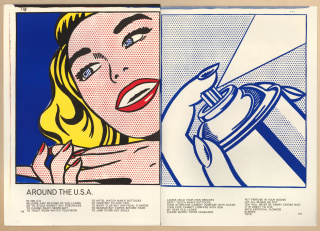 Roy Lichtenstein. Girl/Spray Can from Walasse Ting. 1¢ Life, 1963. © The Trustees of the British Museum. © Estate of Roy Lichtenstein/All rights reserved/ VEGAP 2020 — Cortesía de la Fundación "la Caixa"
