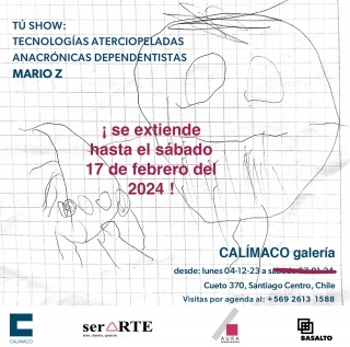 Extensión de exposición MARIO Z en CALÍMACO galería.