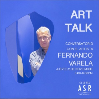 CONVERSATORIO CON EL ARTISTA FERNANDO VARELA. Imagen cortesía Galeria ASR Contemporaneo