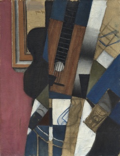 Juan Gris, Guitar and Pipe, 1913, oil and charcoal on canvas, Dallas Museum of Art, The Eugene and Margaret McDermott Art Fund, Inc.