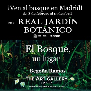El bosque, un lugar. Begoña Ramos. Real jardín Botánico de Madrid. (Fotografía de la obra Irene del Pino)
