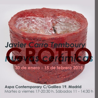 Grotto, NUevas Cerámicas, Javier Carro Temboury en Aspa Contemporary