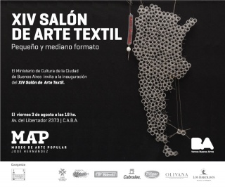 XIV Salón de Arte Textil. Imagen cortesía Ministerio de Cultura de la Ciudad de Buenos Aires