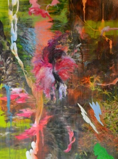Fernando Lindote, Macaco Branco, óleo sobre tela, 200 x 150 cm, 2013