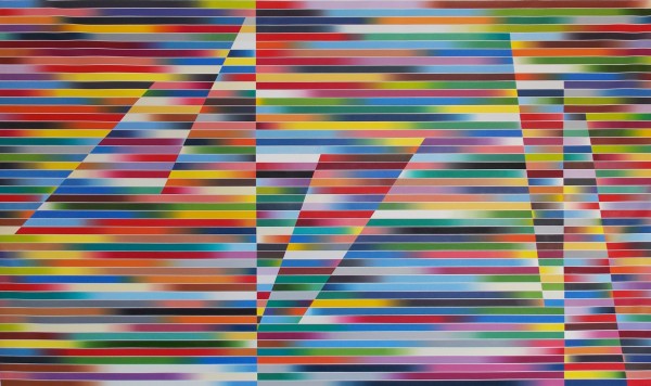 Fabián Burgos, Después de Rendón, 2014. Oil on canvas, 66 x 113 inches (168 x 288 cm)