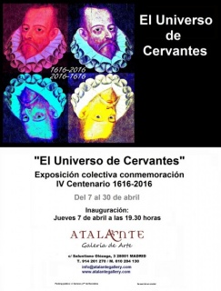 INVITACIÓN EXPOSICIÓN: EL UNIVERSO DE CERVANTES