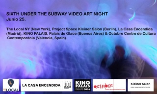 Sixth Under the Subway Video Art Night 2016