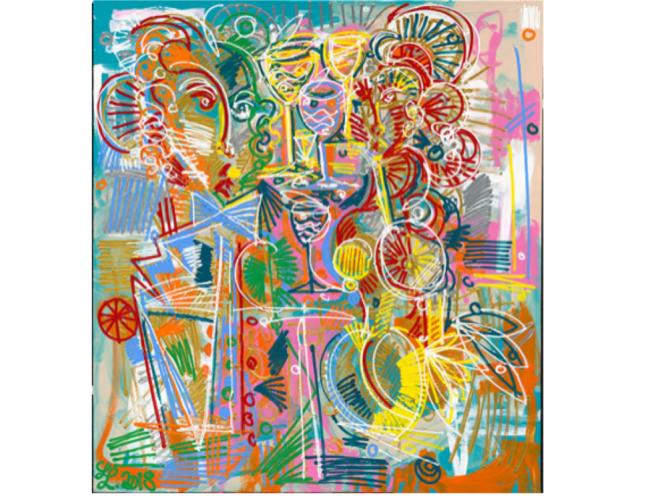 Leon Löwentraut – Cortesía de Gerhardt Braun Gallery