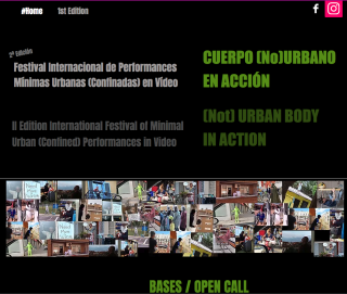 2ª Edición Festival Internacional de Performances Mínimas Urbanas en Vídeo
